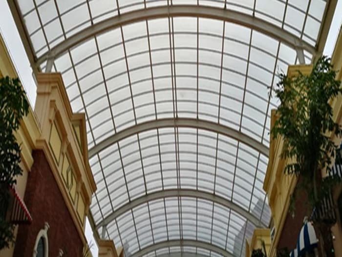 邛崃屋面网架顶棚吊装方案