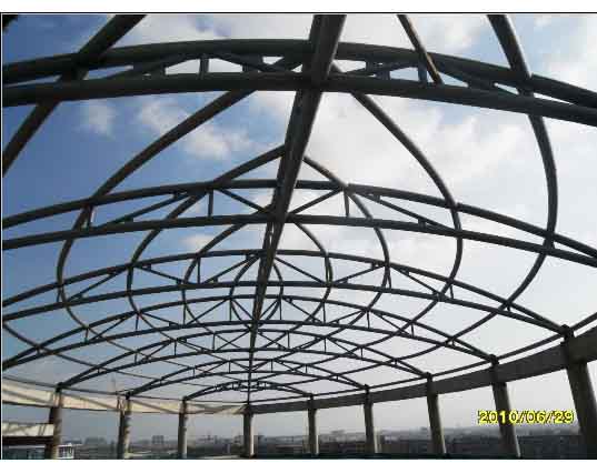 邛崃中煤朔州宾馆管桁架工程